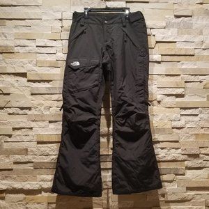North Face Womens Black Small Ski Snow Pants Bibs Snowboard Snowsuit Bib Suit S
